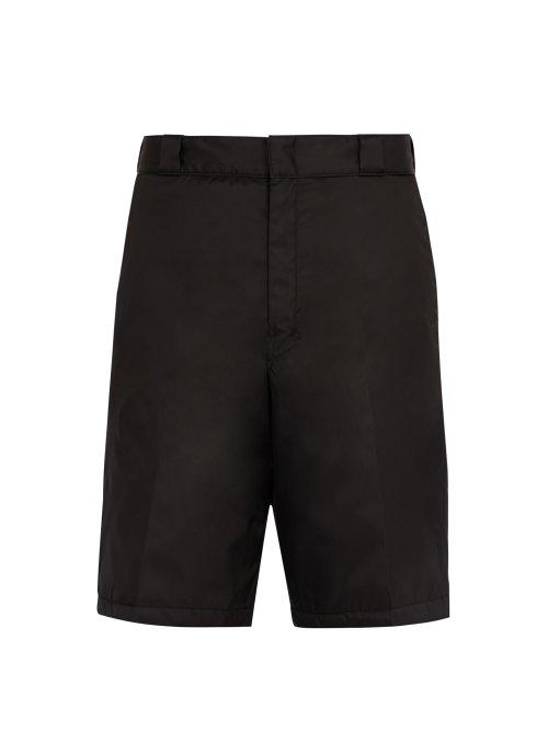 Matchesfashion.com Prada - Padded Nylon Shorts - Mens - Black