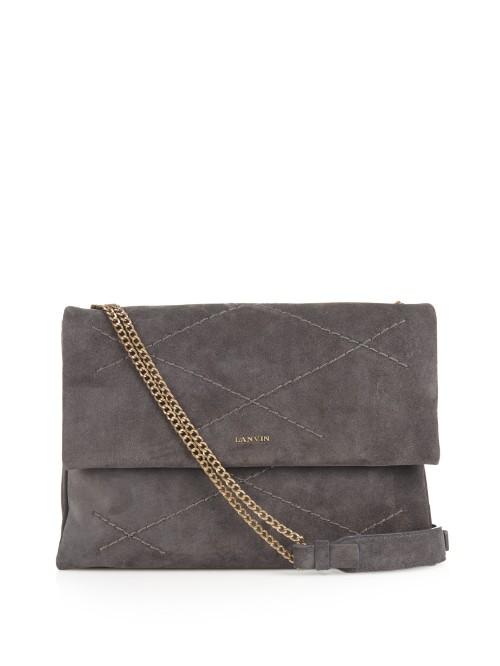 Lanvin Sugar Suede Shoulder Bag