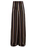 Roksanda Arneau Striped Satin Trousers