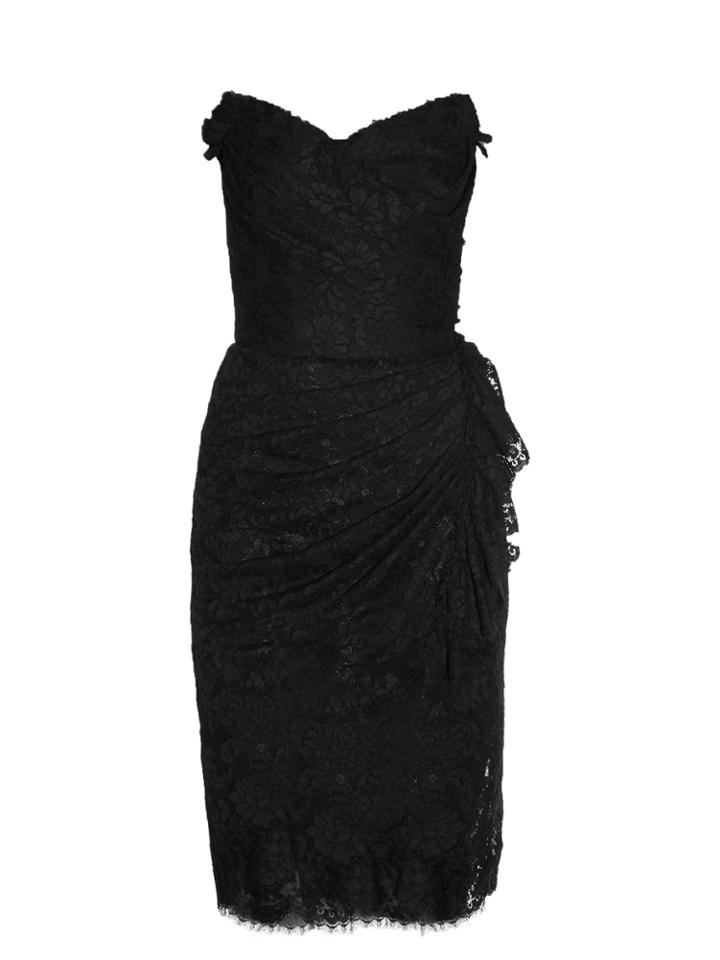 Dolce & Gabbana Strapless Lace Dress