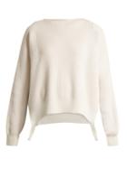 Helmut Lang Side-loop Cotton, Wool And Cashmere-blend Sweater