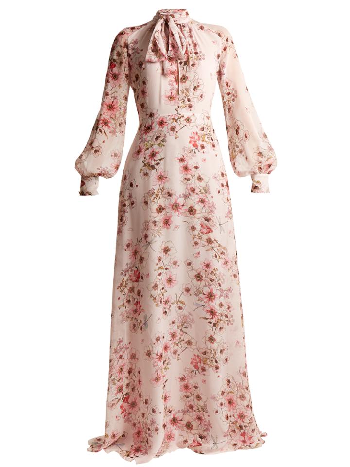 Giambattista Valli Anemone Silk-georgette Gown
