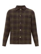 Matchesfashion.com De Bonne Facture - Plaid Wool Tweed Shirt Jacket - Mens - Green