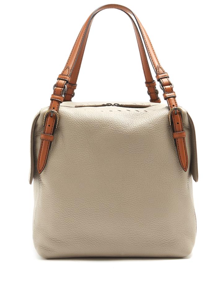 Bottega Veneta Contrast-handle Leather Tote
