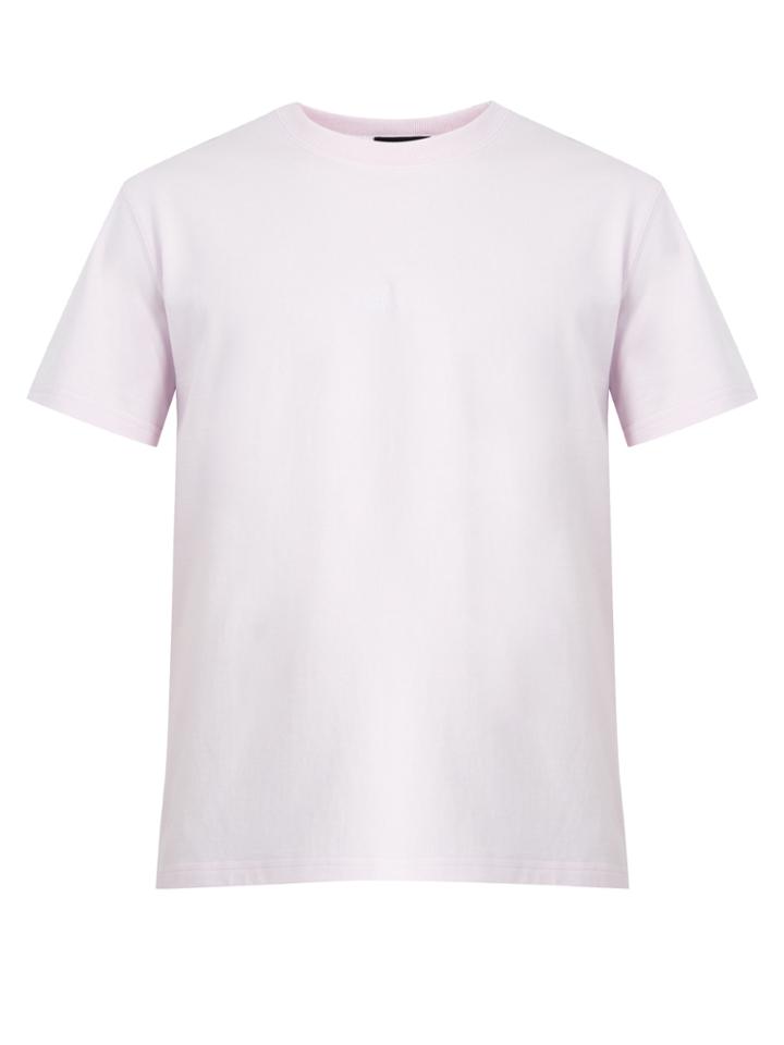 Calvin Klein 205w39nyc Embroidered Cotton T-shirt