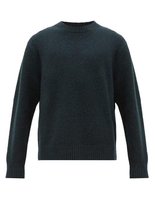 Matchesfashion.com Acne Studios - Kael Crew Neck Wool Blend Sweater - Mens - Green