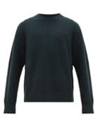 Matchesfashion.com Acne Studios - Kael Crew Neck Wool Blend Sweater - Mens - Green