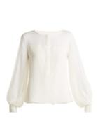 Matchesfashion.com Zeus + Dione - Myrina Layered Silk Blouse - Womens - Ivory