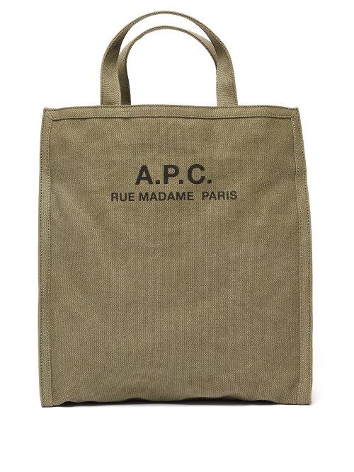Matchesfashion.com A.p.c. - Canvas Tote Bag - Mens - Khaki