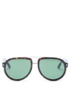 Matchesfashion.com Tom Ford Eyewear - Geoffrey Aviator Tortoiseshell-acetate Sunglasses - Mens - Tortoiseshell
