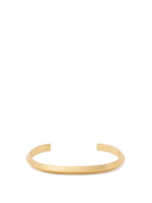 Matchesfashion.com All Blues - Triangle Gold Plated Bracelet - Mens - Gold