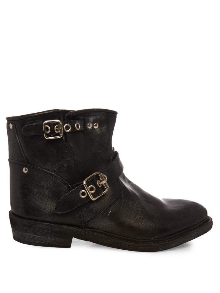 Golden Goose Deluxe Brand Biker Leather Ankle Boots