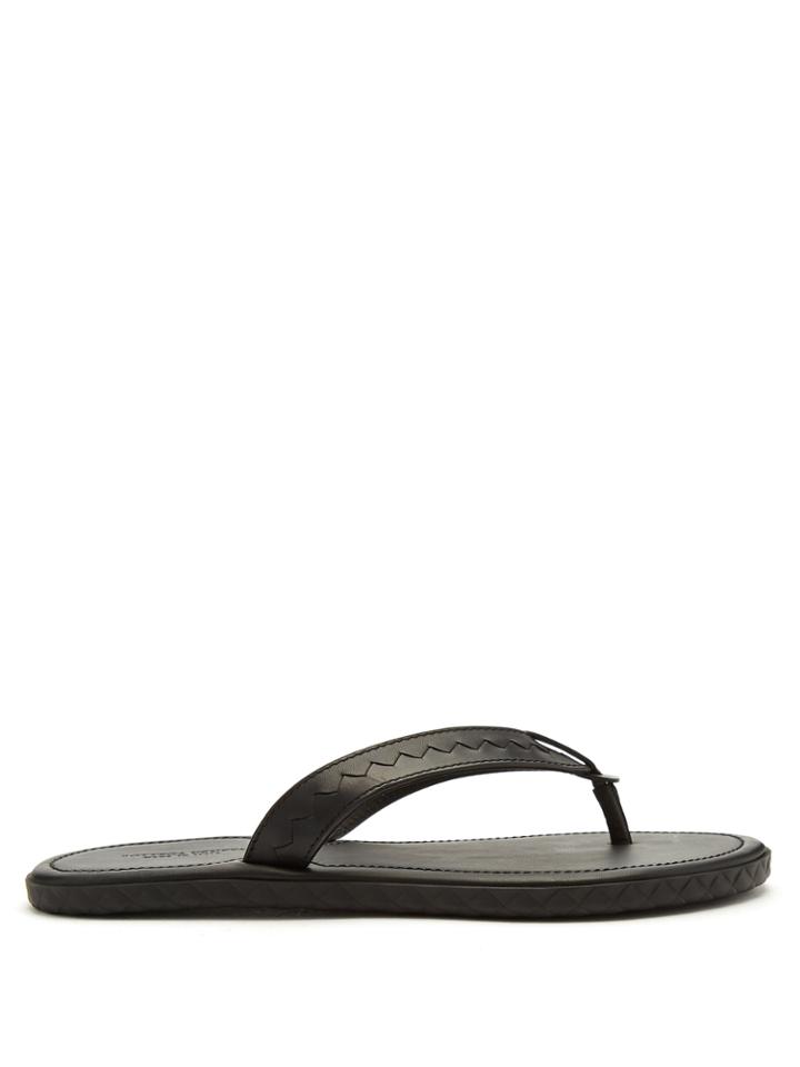 Bottega Veneta Rubber Intrecciato Sandals