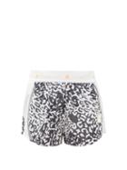 Matchesfashion.com Adidas By Stella Mccartney - Truepace Leopard-print Shorts - Womens - Animal