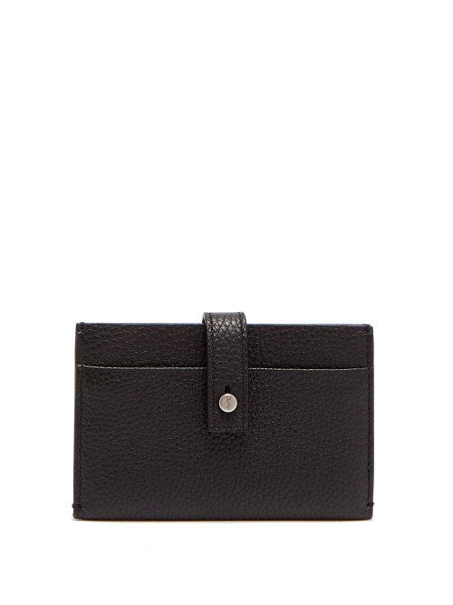 Matchesfashion.com Saint Laurent - Sac De Jour Leather Cardholder - Mens - Black
