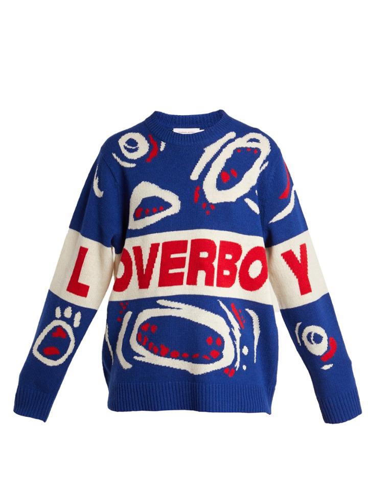 Charles Jeffrey Loverboy Out And Raging Wool Sweater