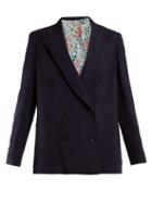 Matchesfashion.com Golden Goose Deluxe Brand - Verdette Double Breasted Blazer - Womens - Navy