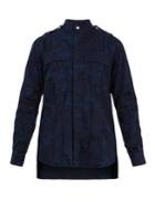 Balmain Camouflage-print Cotton-twill Shirt