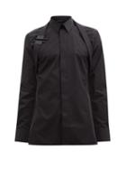 Givenchy - U-lock Harness Cotton-poplin Shirt - Mens - Black
