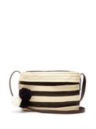 Sophie Anderson Ana Striped Straw Shoulder Bag