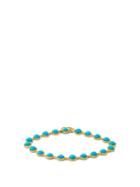 Matchesfashion.com Irene Neuwirth - 18kt Gold & Turquoise Bracelet - Womens - Blue