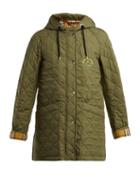 Matchesfashion.com Burberry - Roxwell Hooded Quilted Cotton Jacket - Womens - Khaki
