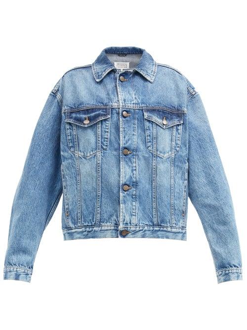 Matchesfashion.com Maison Margiela - Washed-denim Jacket - Womens - Denim