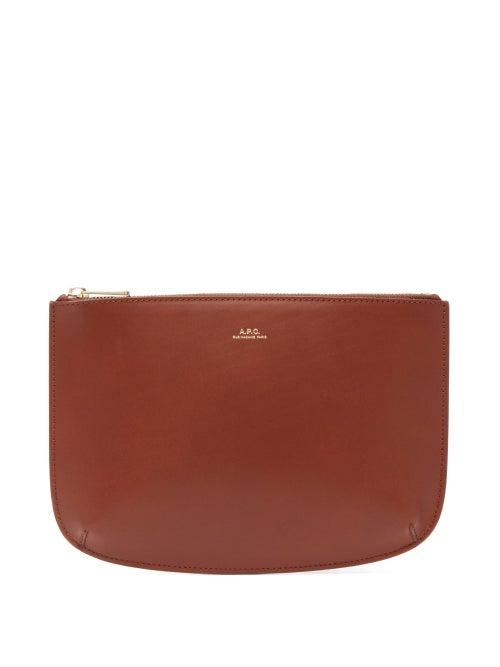 Matchesfashion.com A.p.c. - Sarah Leather Pouch - Womens - Tan