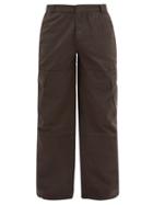 Matchesfashion.com Phipps - Patrol Cotton Blend Trousers - Mens - Brown