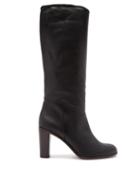 Matchesfashion.com A.p.c. - Marion Knee-high Leather Boots - Womens - Black