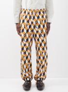 Gucci - Rabbit G-cube Printed Jersey Track Pants - Mens - Black Tan