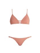 Matchesfashion.com Melissa Odabash - Sardinia Bralette Bikini - Womens - Pink