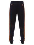 Adidas X Wales Bonner - Three-stripes Ribbed Wool-blend Track Pants - Womens - Navy