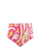 Ladies Beachwear Emilio Pucci - High-rise Printed Bikini Briefs - Womens - Pink Print