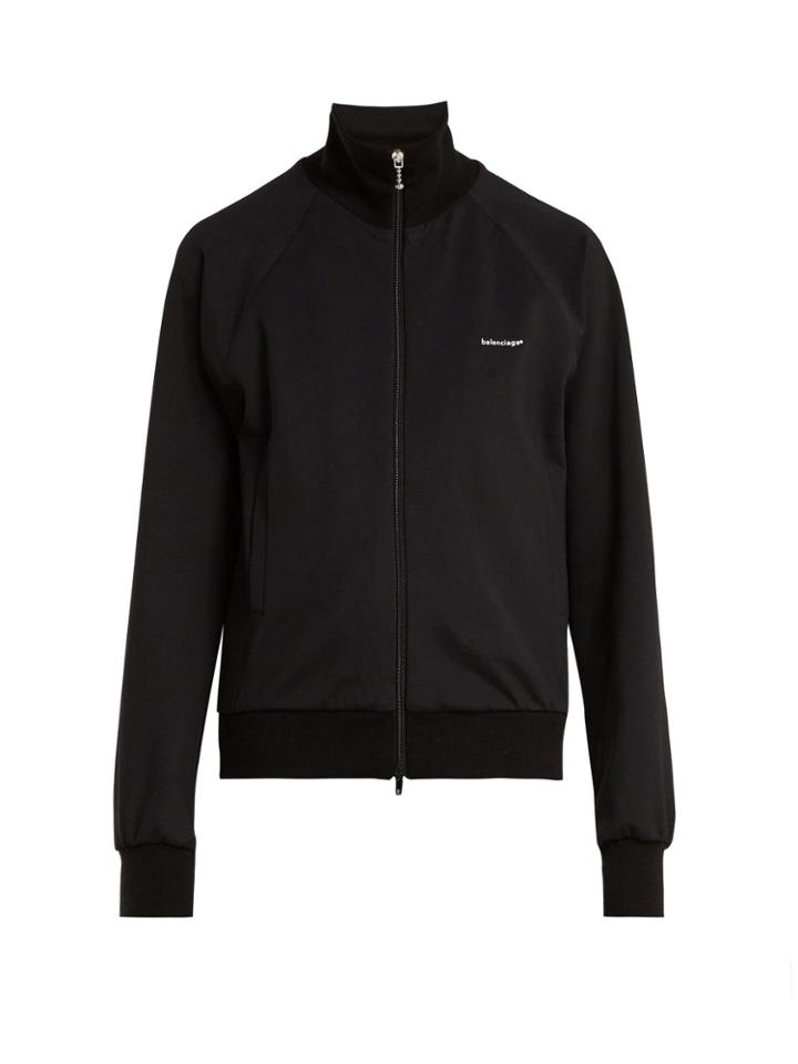 Balenciaga Zip-through Logo-print Track Jacket