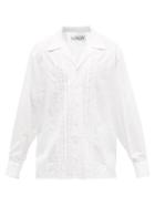S.s. Daley - Forster Pintucked Poplin Shirt - Mens - White