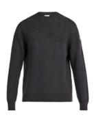 Moncler Crew-neck Gauge-knit Wool Sweater
