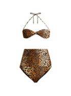 Matchesfashion.com Melissa Odabash - Lyon Cheetah Print Bikini - Womens - Leopard