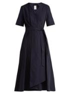 Matchesfashion.com Weekend Max Mara - Gene Wrap Dress - Womens - Navy