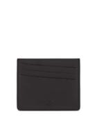 Matchesfashion.com Maison Margiela - Logo Patch Leather Cardholder - Mens - Black
