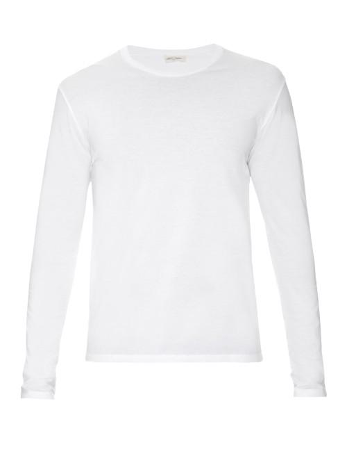 American Vintage Long-sleeved Cotton T-shirt