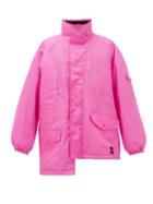 Matchesfashion.com Balenciaga - Asymmetric Hooded Parka - Mens - Pink