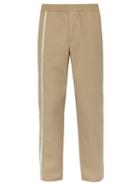 Matchesfashion.com Helmut Lang - Side Stripe Cotton Track Pants - Mens - Beige