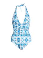 Heidi Klein Greater Palm Springs Plunging Swimsuit