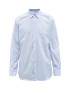 Comme Des Garons Shirt - Forever Striped Cotton-poplin Shirt - Mens - Blue