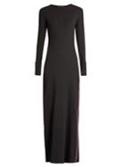 Albus Lumen Porto Ribbed Cotton-blend Jersey Maxi Dress