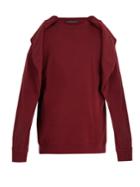 Y Project Oversized Overlay-detail Cotton Sweatshirt