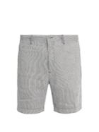 120 Lino Straight-leg Striped Linen Shorts