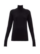 Matchesfashion.com Haider Ackermann - Roll Neck Wool Sweater - Womens - Black
