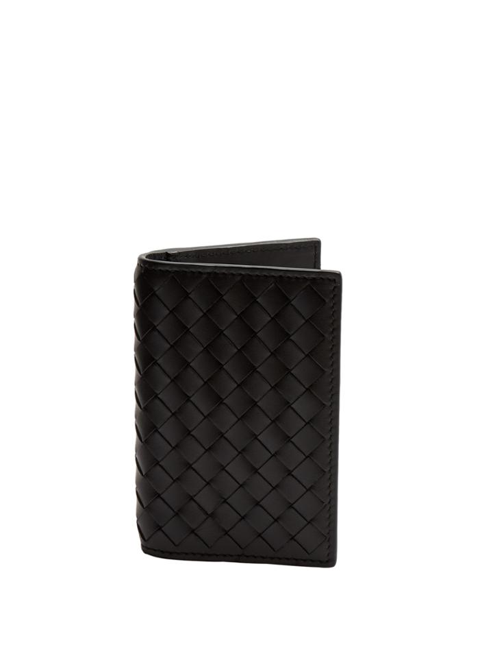 Bottega Veneta Intrecciato Bi-fold Leather Cardholder